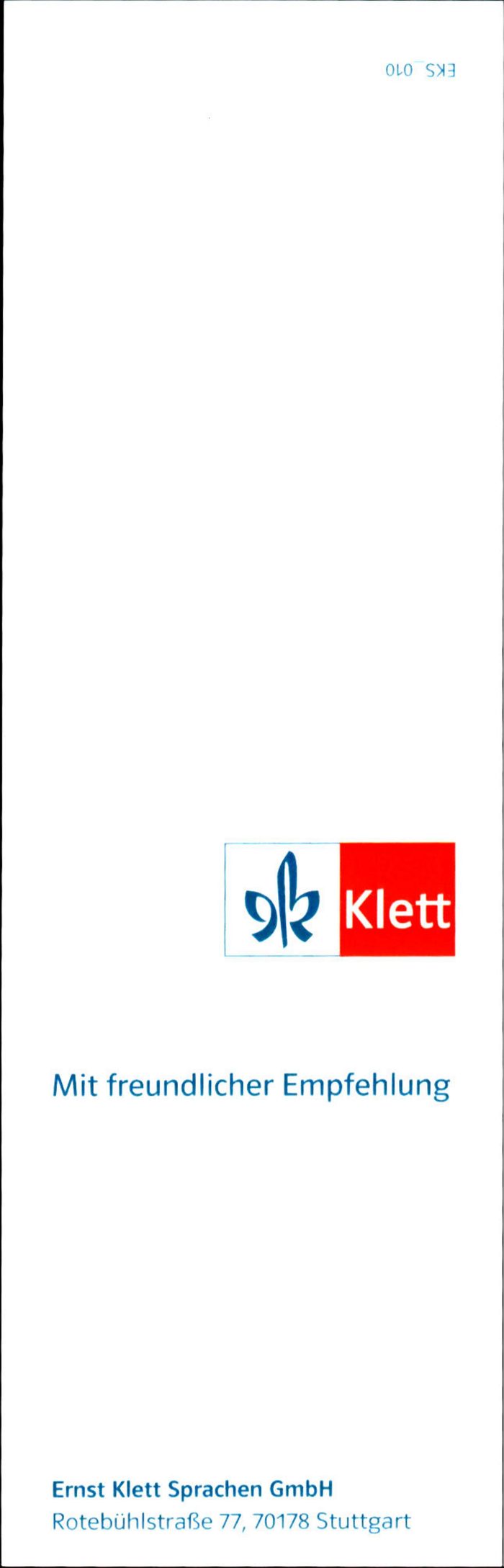 EKS_010 Empfehlungskarte